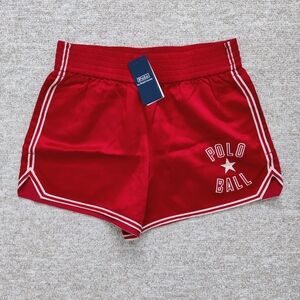 NWT Polo Ralph Lauren Polo Ball Red Shorts Size S